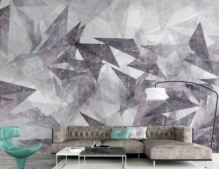 3D Wall Triangle WG310 Wall Murals