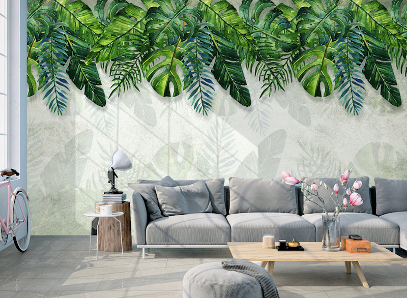 3D Leaf Wall WG027 Wall Murals