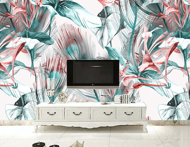 3D Plumeria Flower WG146 Wall Murals