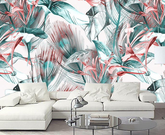 3D Plumeria Flower WG146 Wall Murals