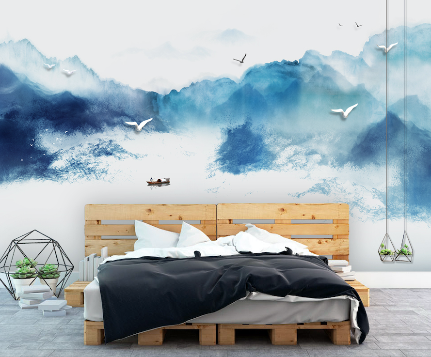 3D Pigeon Ship WG017 Wall Murals