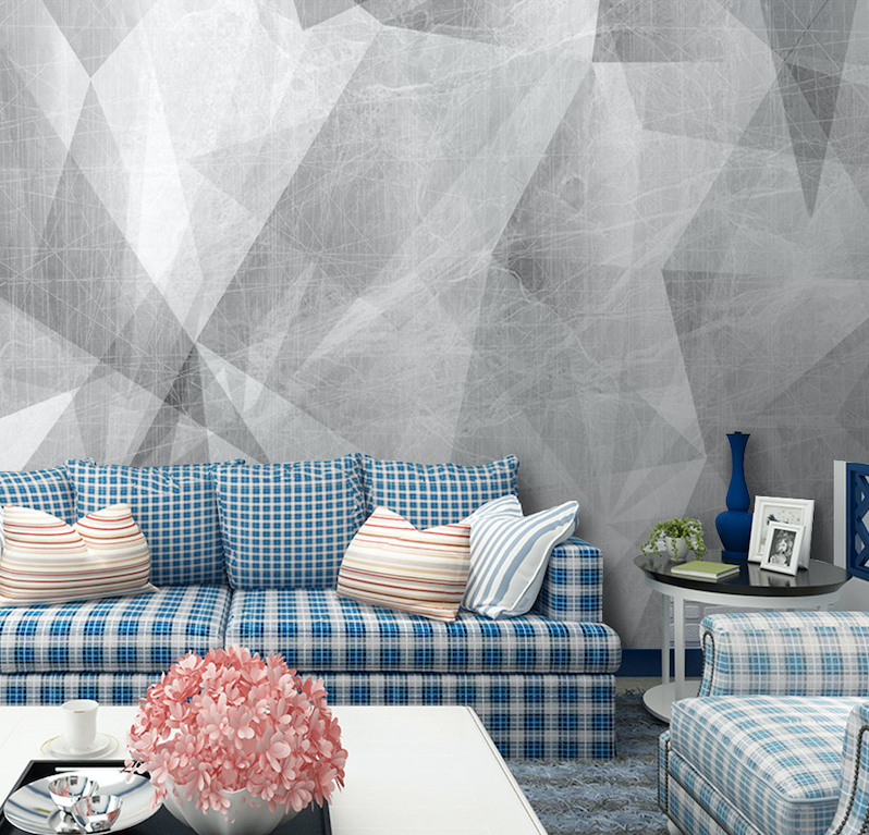 3D Grey Texture WG088 Wall Murals