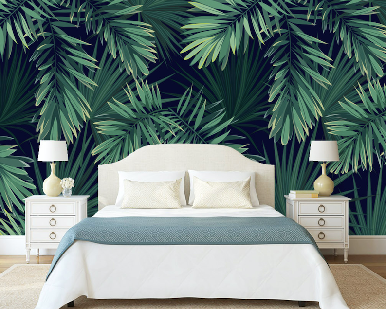 3D Lush Leaves WG158 Wall Murals