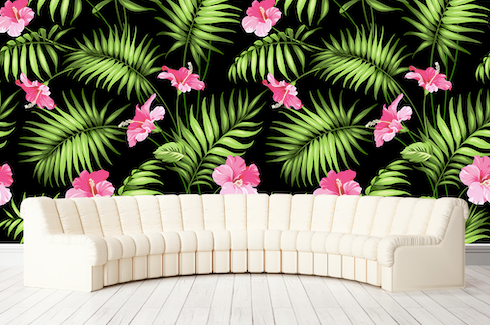 3D Red Lily WG169 Wall Murals