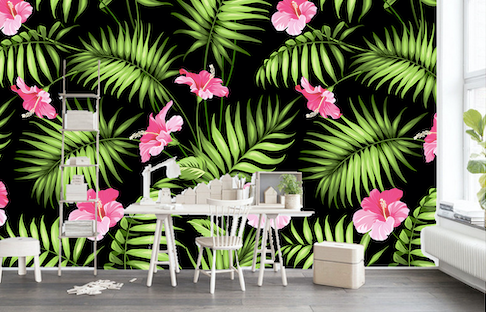 3D Red Lily WG169 Wall Murals