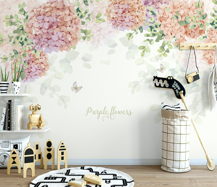 3D Bouquet Butterfly WG206 Wall Murals