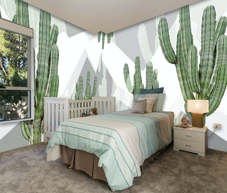 3D Tall Cactus WG260 Wall Murals