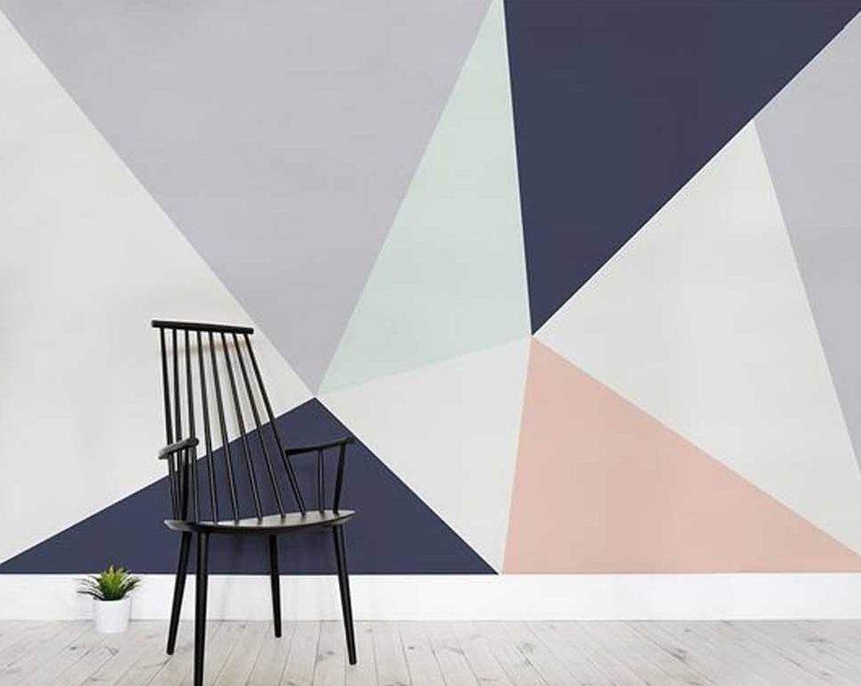 3D Color Geometry WG166 Wall Murals