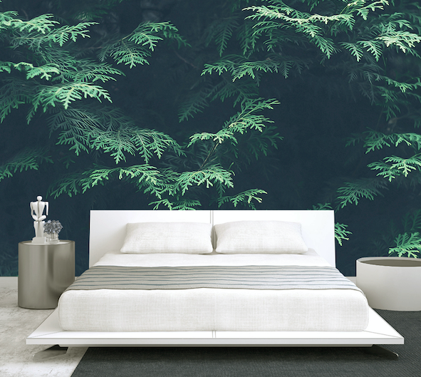 3D Jungle Leaves WG171 Wall Murals