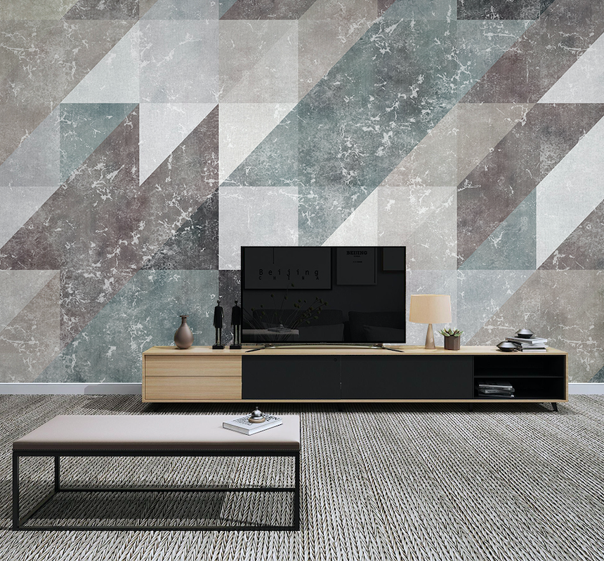 3D Grey Minimalism WG045 Wall Murals