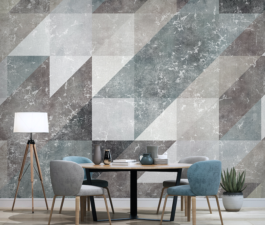 3D Grey Minimalism WG045 Wall Murals