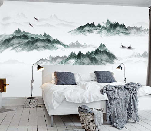 3D Deep Mountain River WG196 Wall Murals