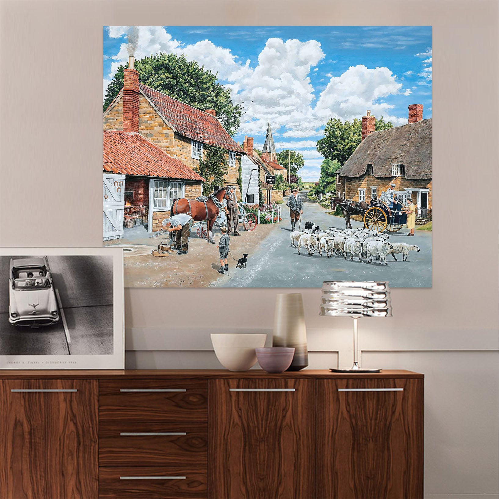 3D The Village Farrier 083 Trevor Mitchell Wall Sticker