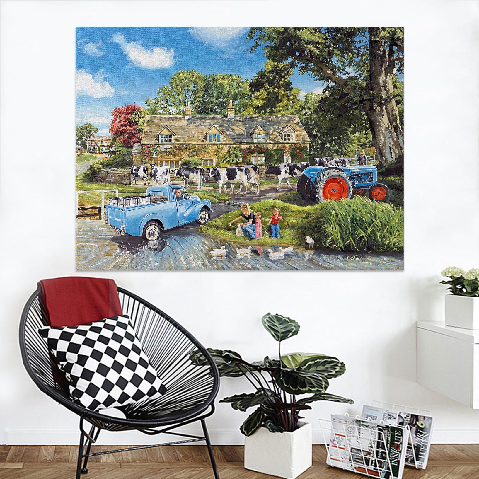 3D Crossing The Ford 028 Trevor Mitchell Wall Sticker