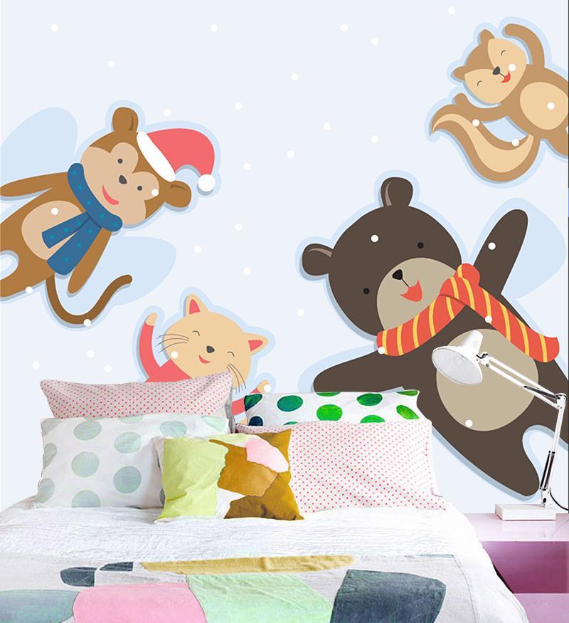 3D Bear Monkey 008 Wallpaper AJ Wallpaper 