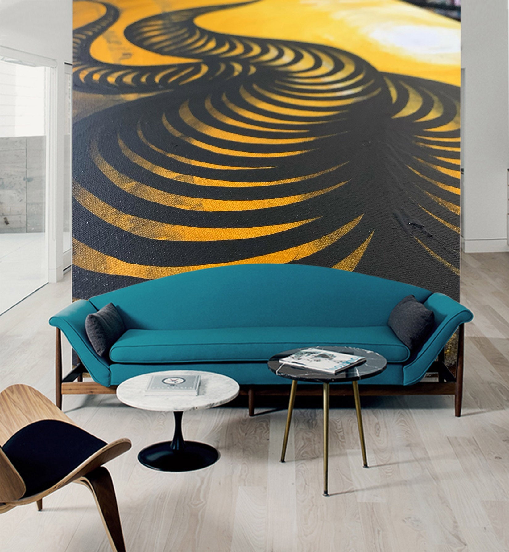 3D Black Tornado 1271 Jacqueline Reynoso Wall Mural Wall Murals