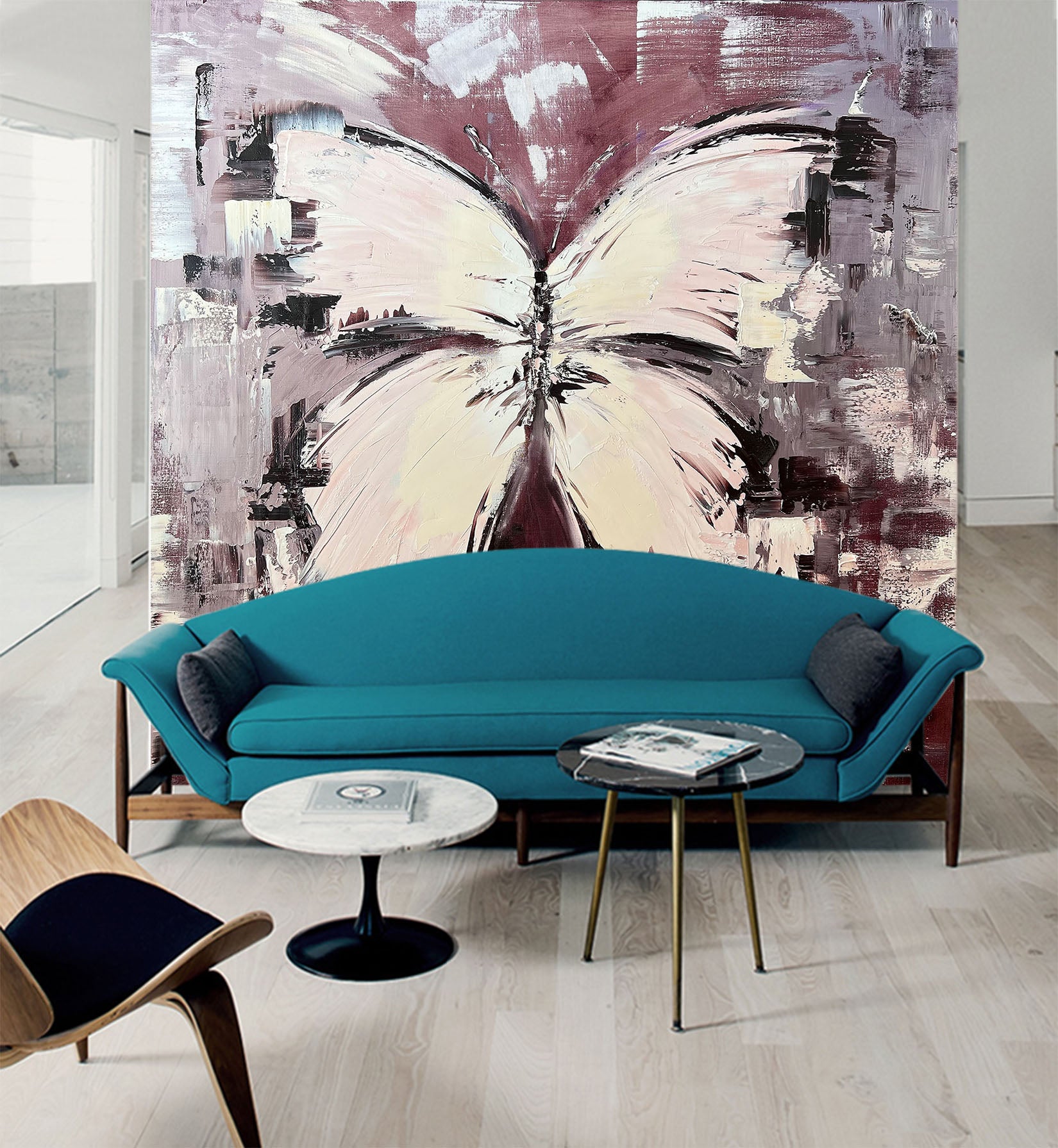 3D Painted Butterfly 2620 Skromova Marina Wall Mural Wall Murals