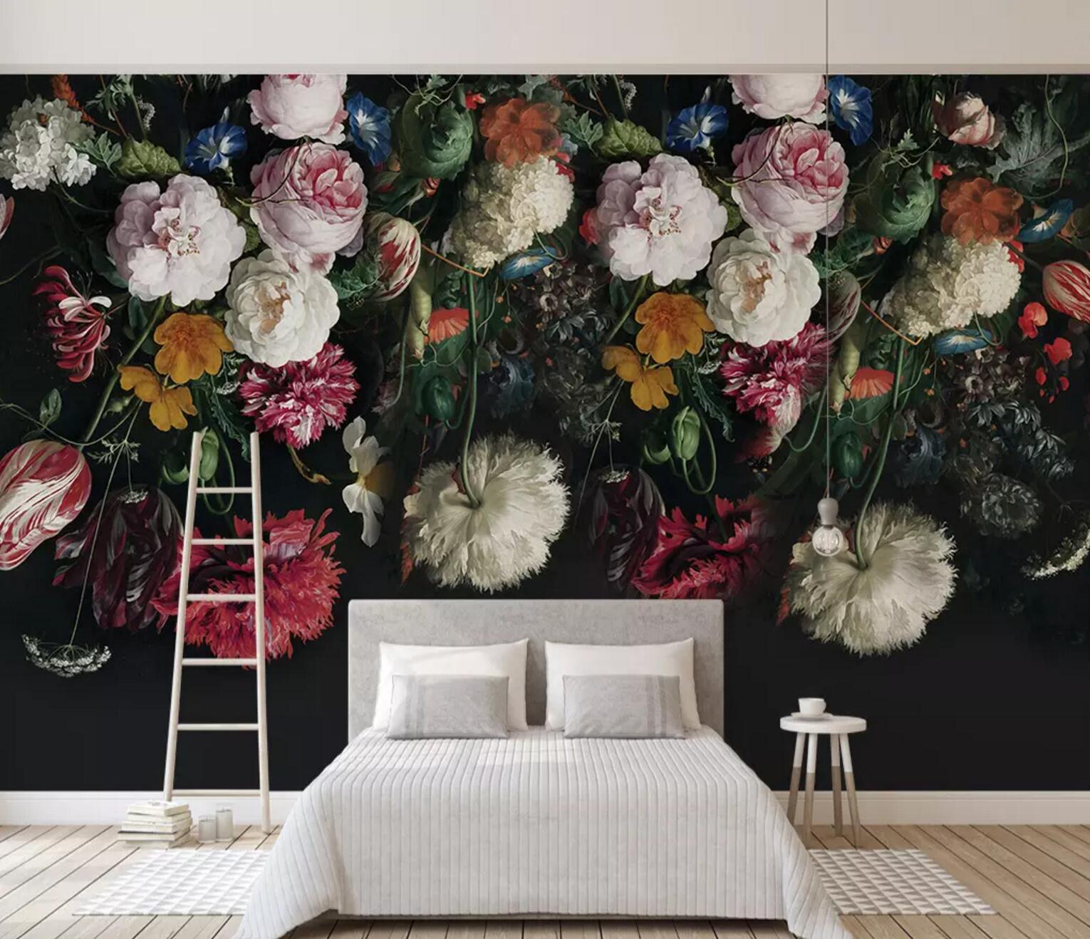 3D Lush Rose WC356 Wall Murals