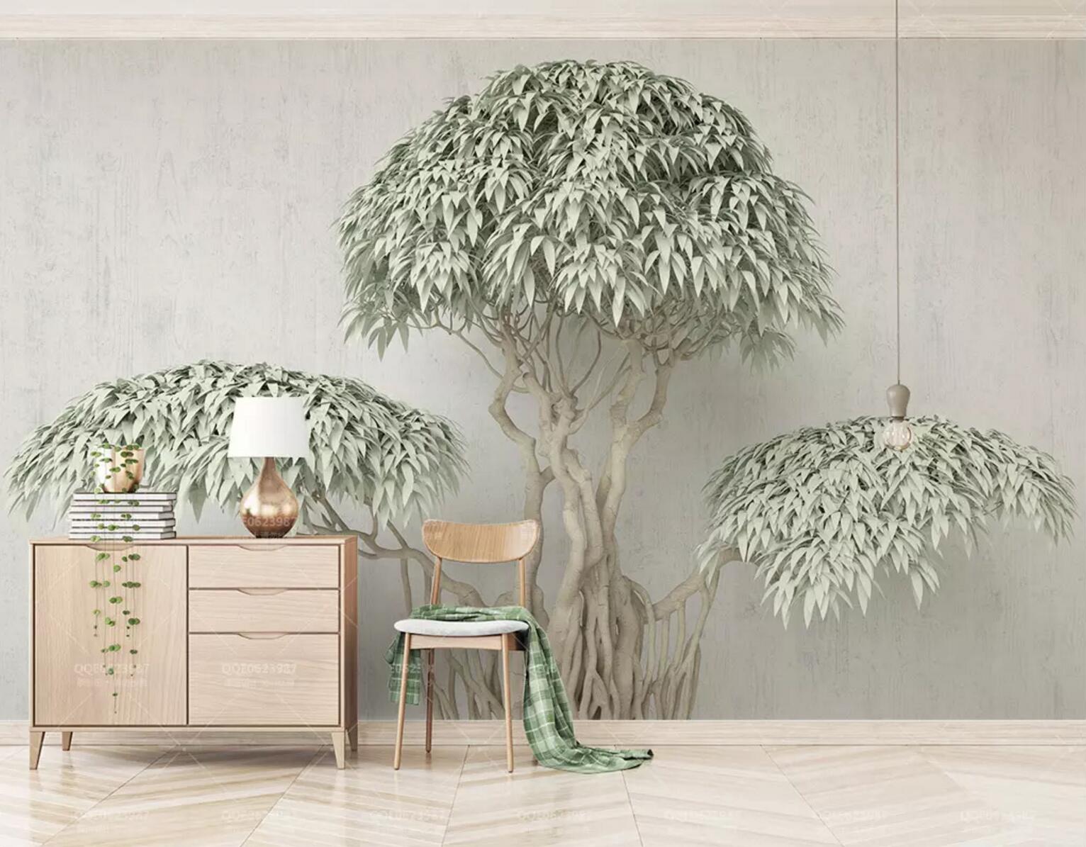 3D Lush Foliage WC752 Wall Murals