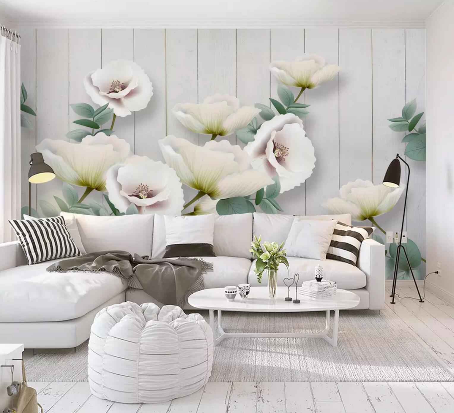 3D Lily Fragrance WC740 Wall Murals