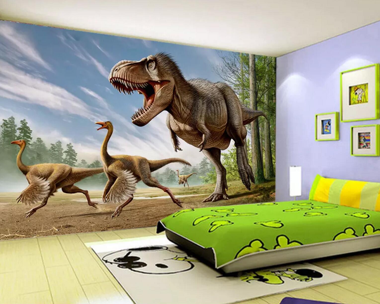 3D Dinosaur Running 234 Wallpaper AJ Wallpaper 