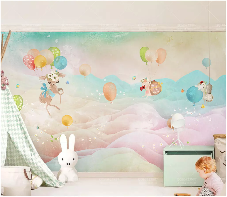 3D Colorful Balloons 2135 Wall Murals