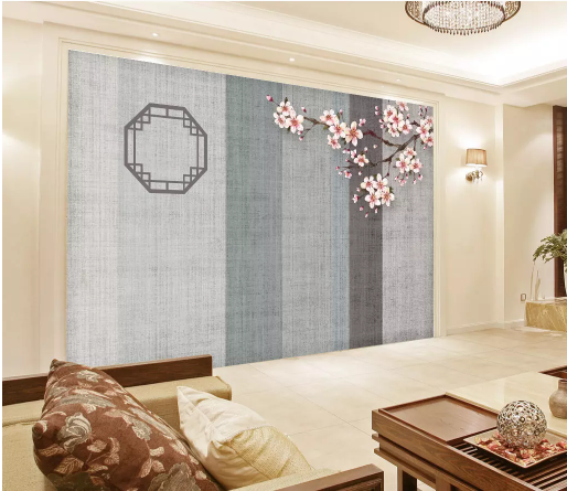 3D Plum Blossom 2163 Wall Murals