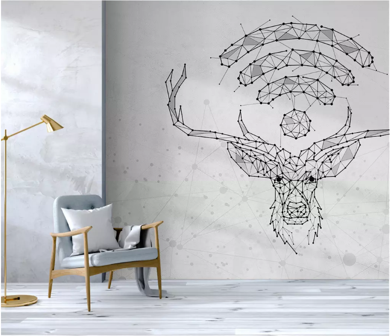 3D Sheep Head 2172 Wall Murals