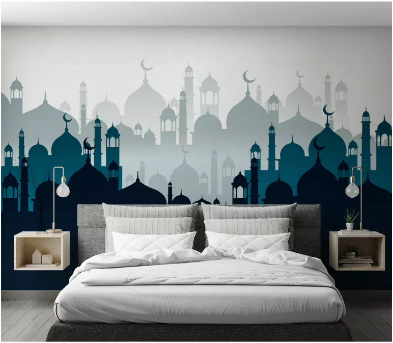 3D Night City 2063 Wall Murals