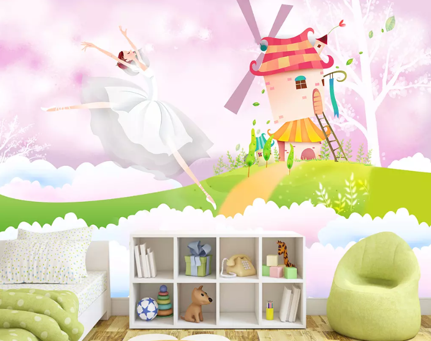 3D Windmill Dancing 1124 Wallpaper AJ Wallpaper 2 