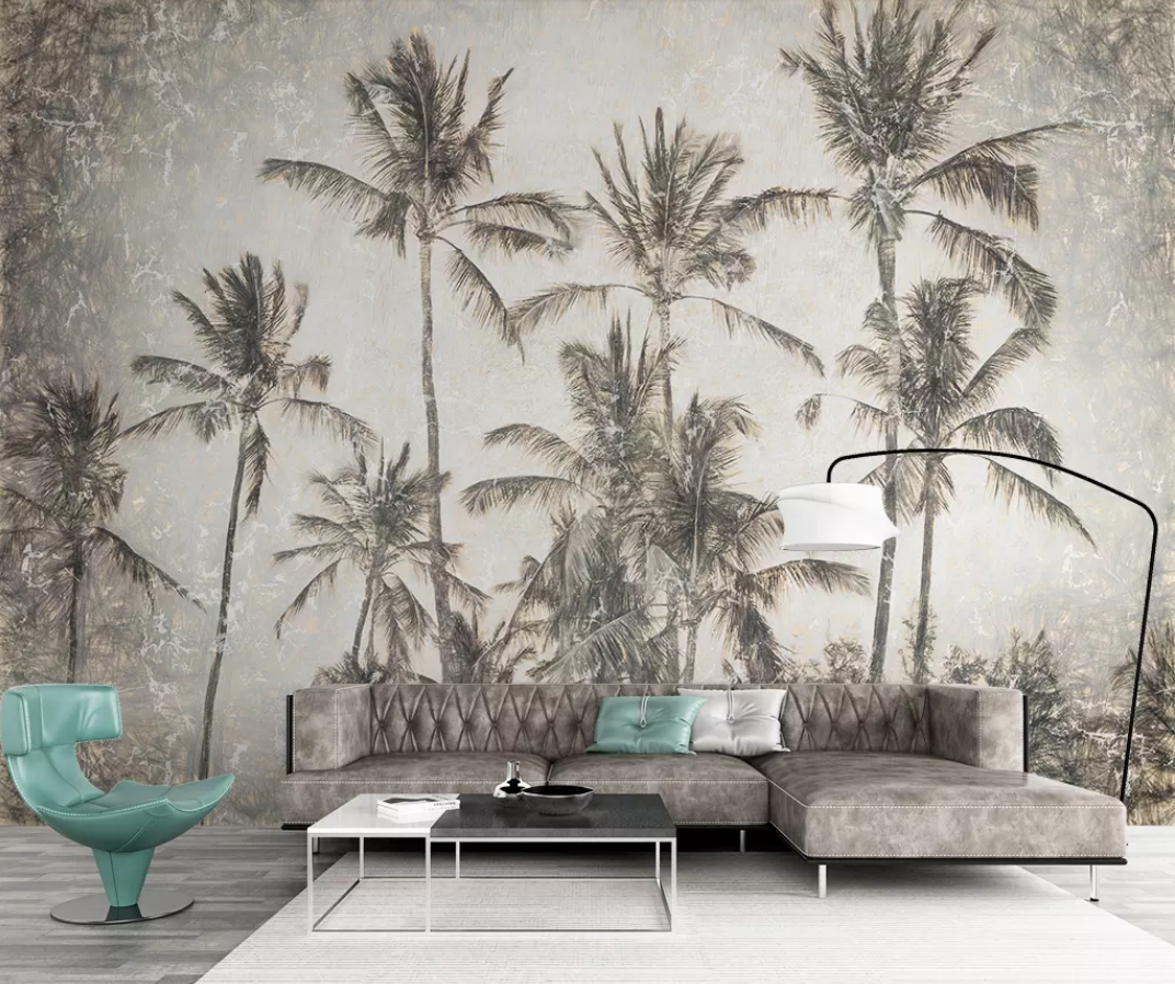 3D Coconut Forest WG971 Wall Murals