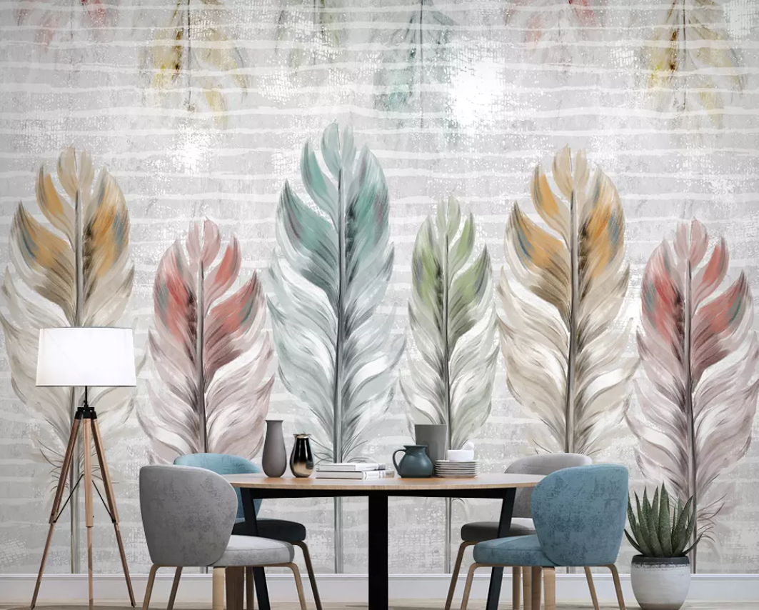 3D Beautiful Feather WG892 Wall Murals