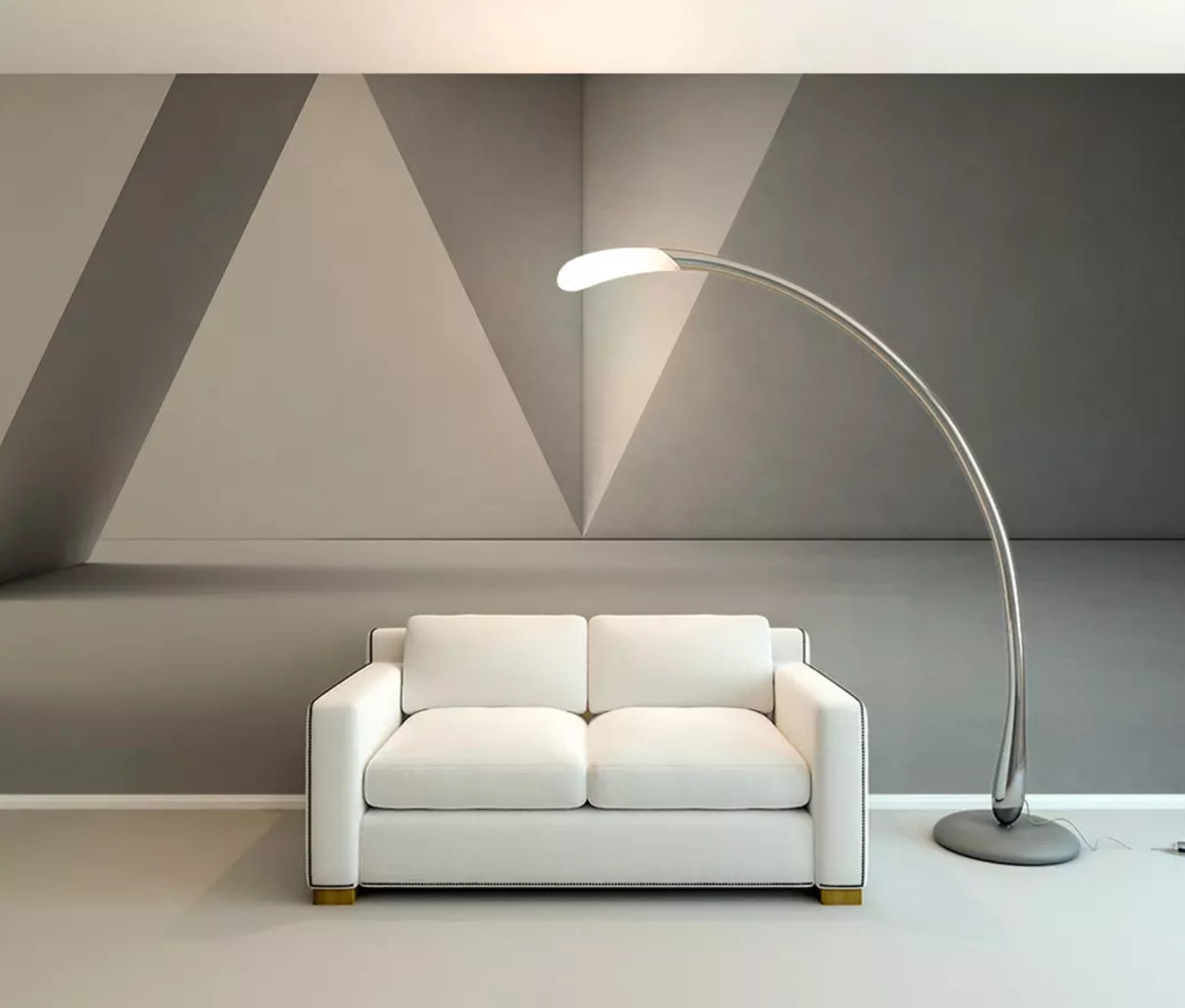 3D White Geometry WC14 Wall Murals Wallpaper AJ Wallpaper 2 