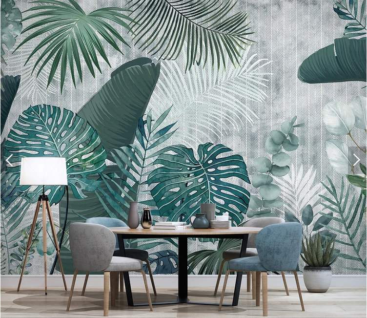 3D Leaf Forest WG1201 Wall Murals