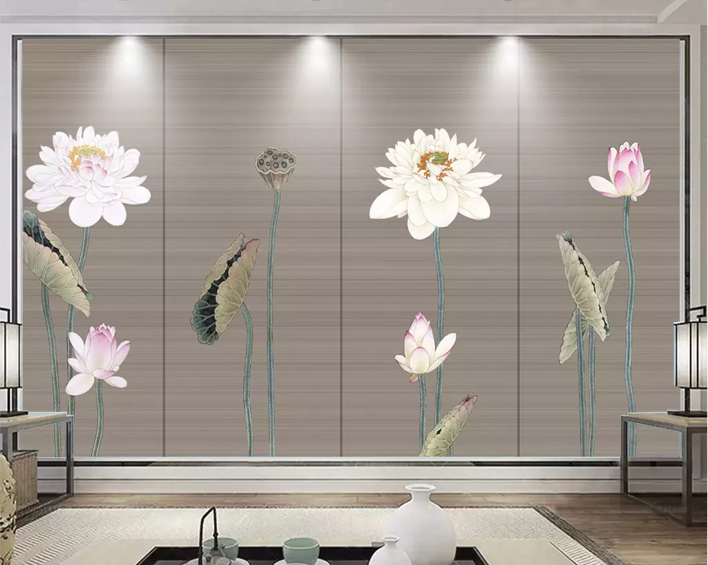 3D Lotus Seed WG1179 Wall Murals