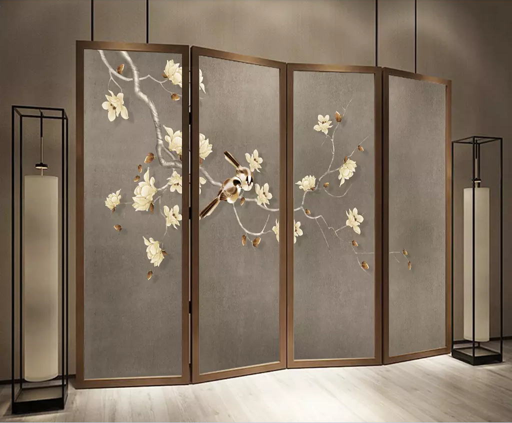 3D Flower Branch WG1259 Wall Murals