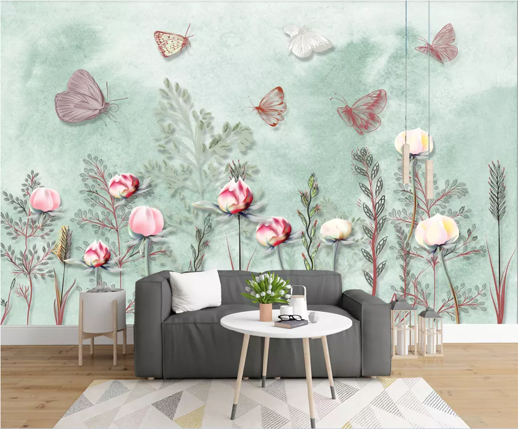 3D Butterfly Flying WG1197 Wall Murals