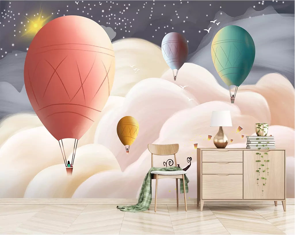 3D Colorful Balloons WC80 Wall Murals Wallpaper AJ Wallpaper 2 