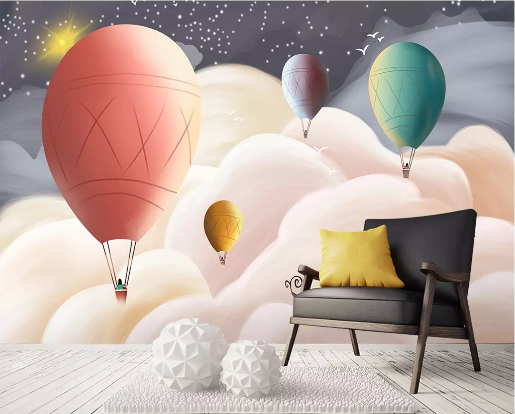 3D Colorful Balloons WC80 Wall Murals Wallpaper AJ Wallpaper 2 