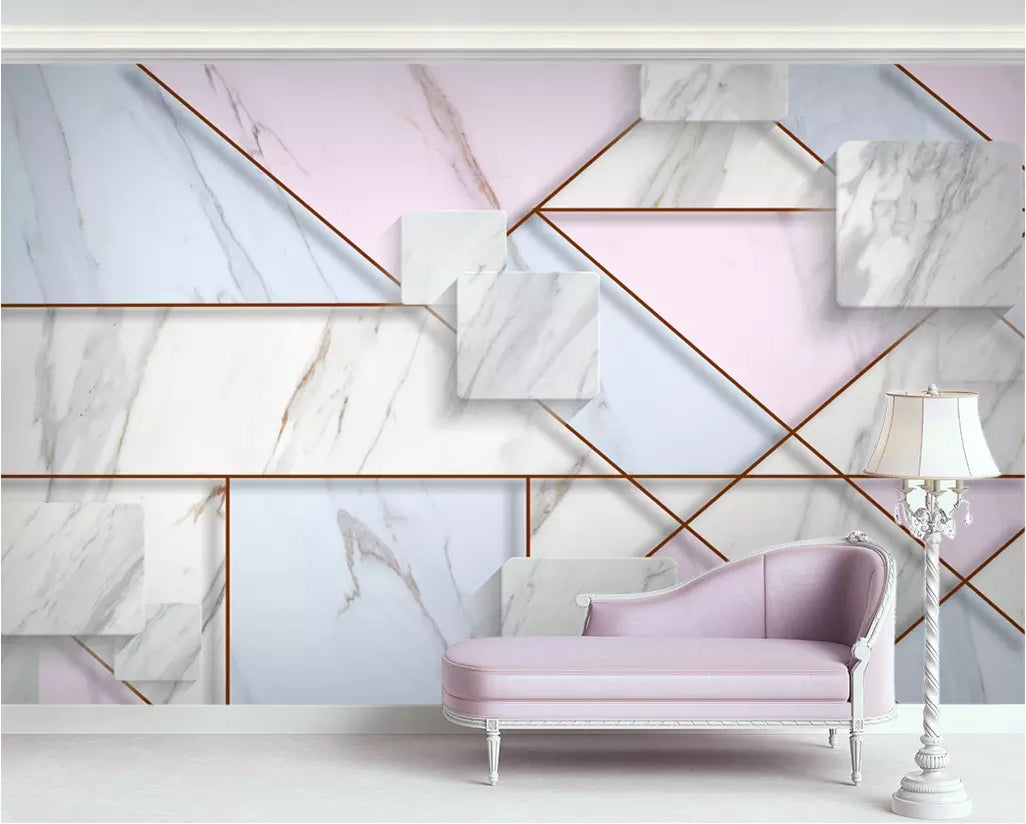 3D Color Geometry WC71 Wall Murals Wallpaper AJ Wallpaper 2 