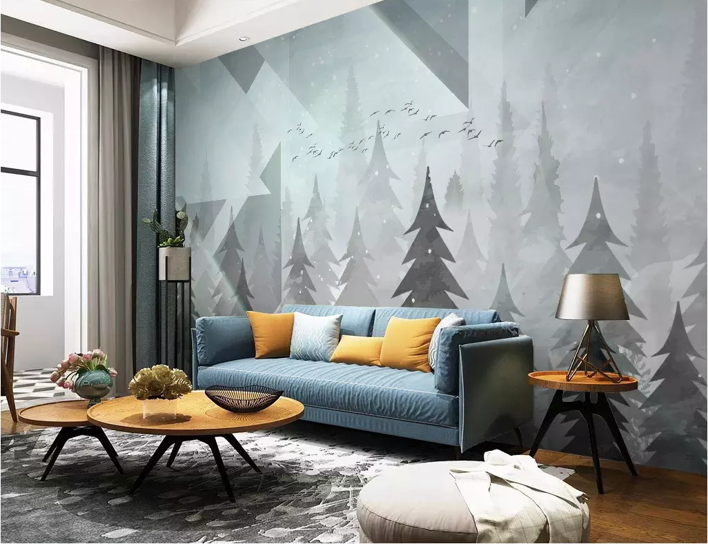 3D Cypress Bird WG1202 Wall Murals