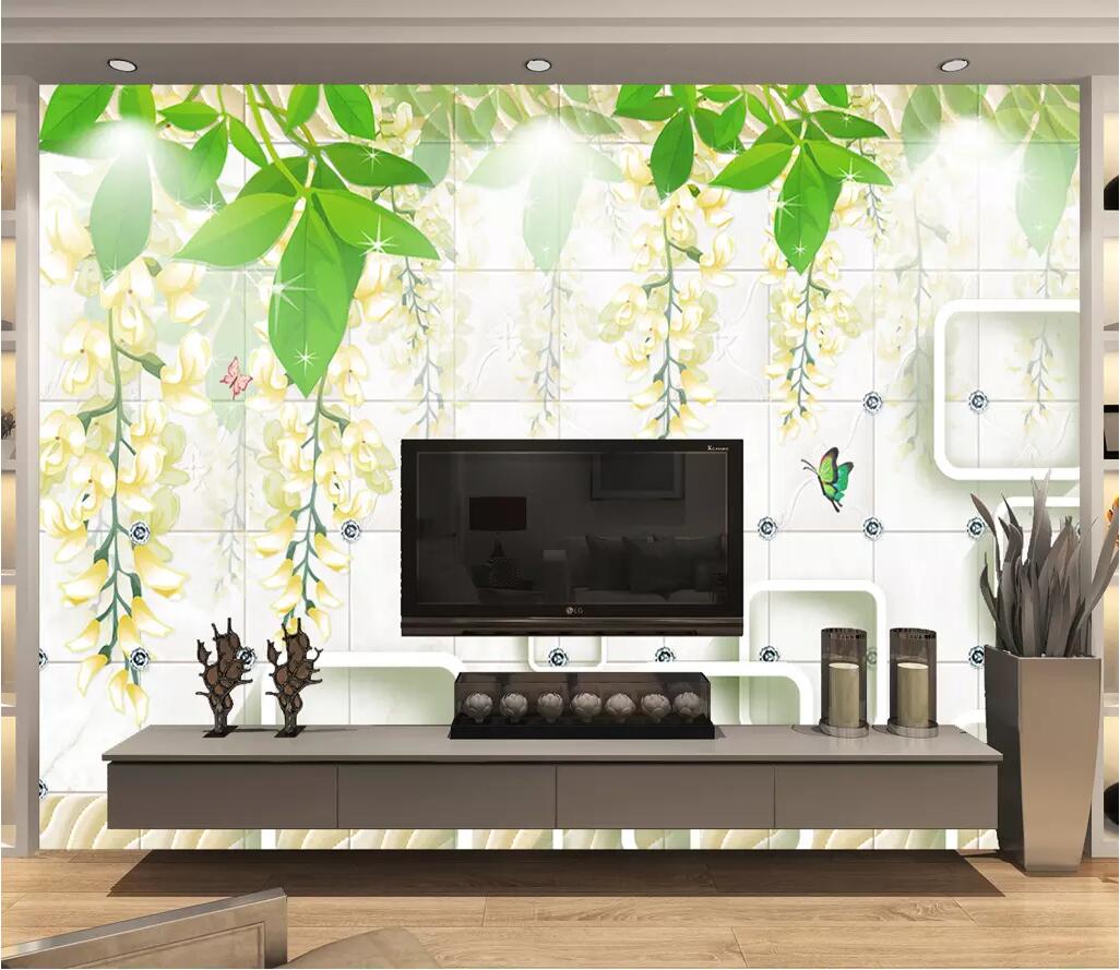 3D Butterfly Vine WG1248 Wall Murals