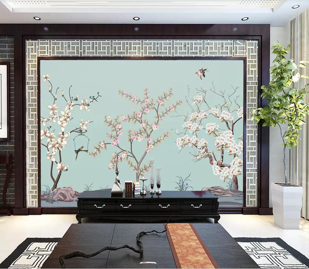 3D Stone Flower WG1245 Wall Murals