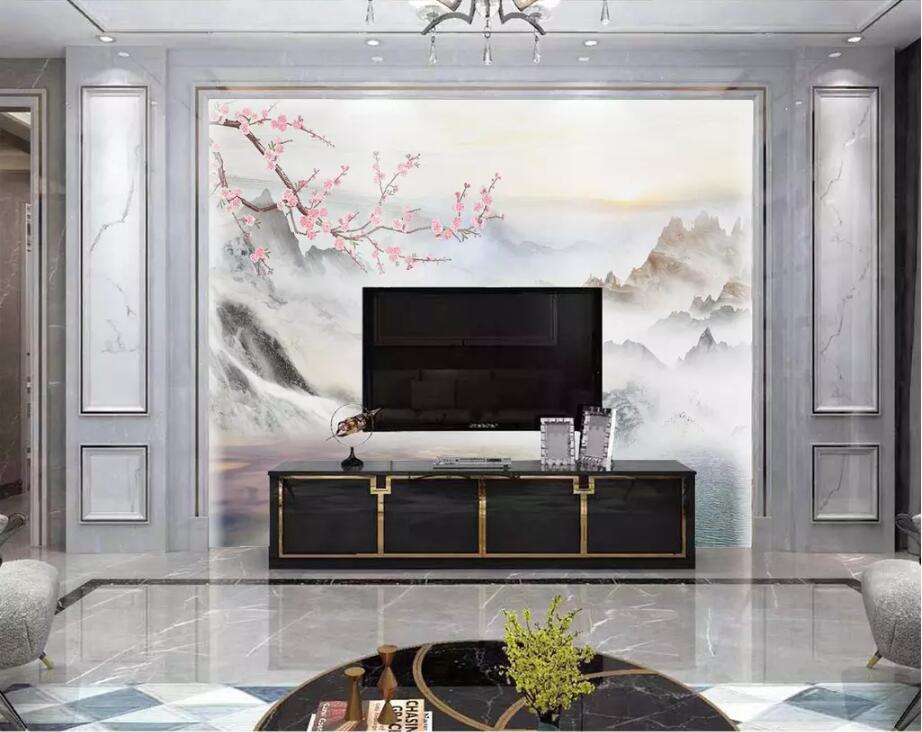 3D Waterfall Lake WG1269 Wall Murals