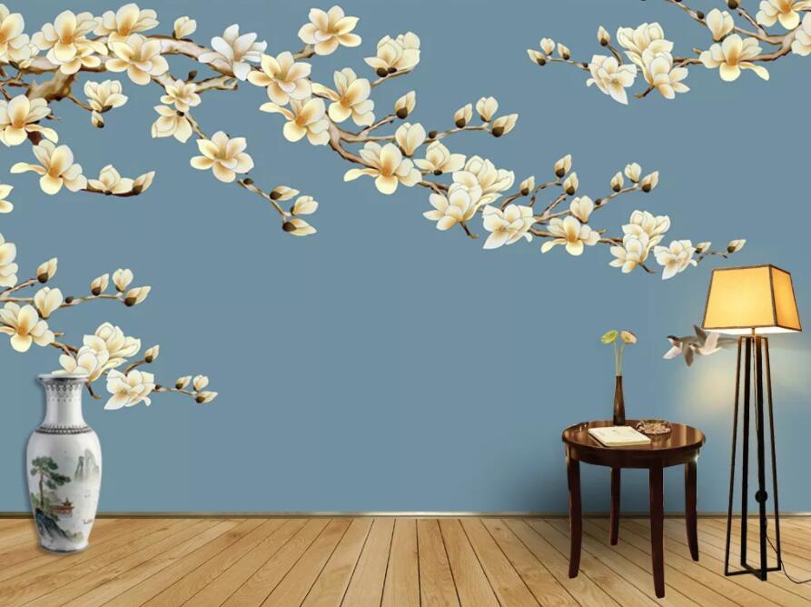 3D Blooming Flower WG606 Wall Murals