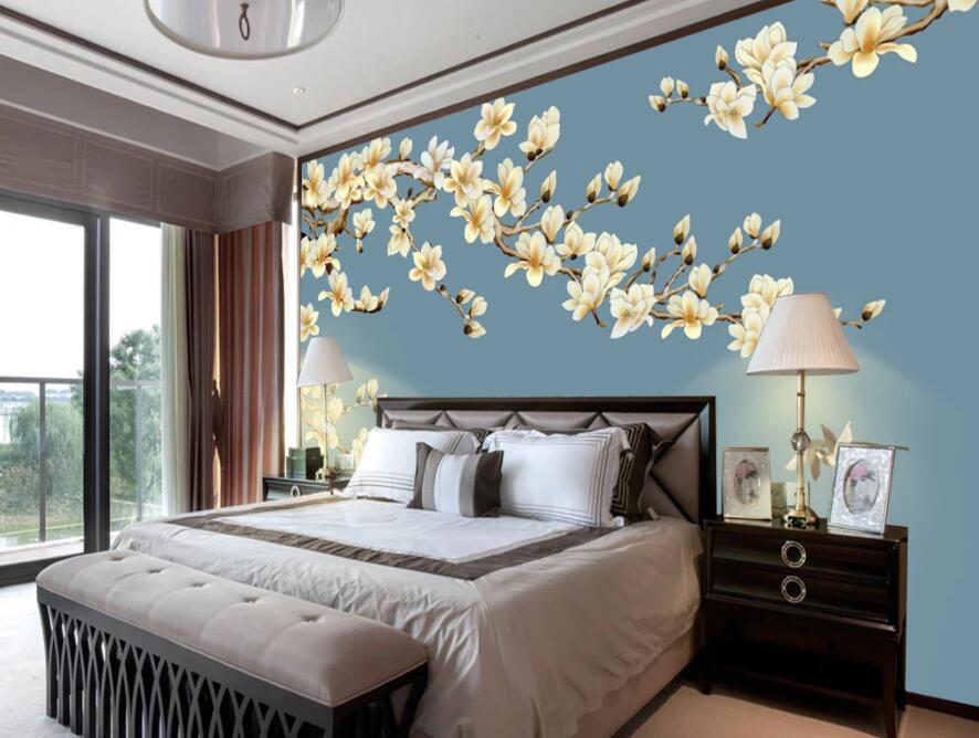 3D Blooming Flower WG606 Wall Murals