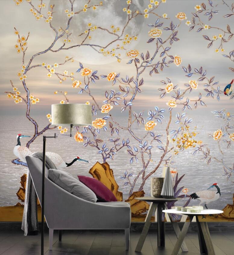 3D Plum Blossom 878 Wall Murals Wallpaper AJ Wallpaper 2 