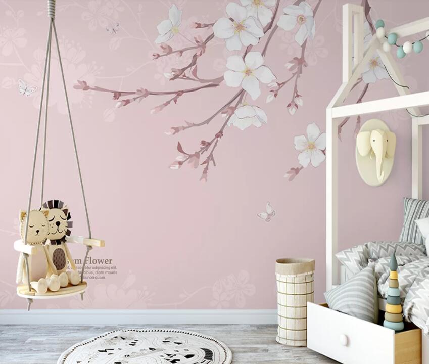 3D Peach Blossom WC51 Wall Murals Wallpaper AJ Wallpaper 2 