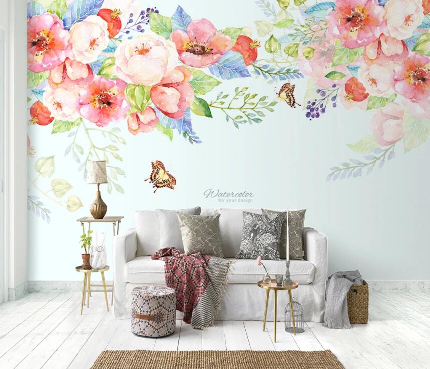 3D Gorgeous Bloom WG935 Wall Murals