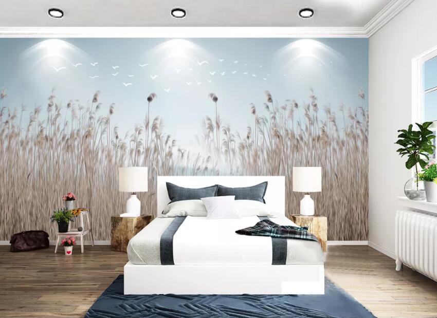 3D Reeds 267 Wall Murals Wallpaper AJ Wallpaper 2 